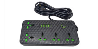 چند راهی برق(سوکت) HG DUE مدل HG 155c